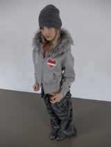 ANGORA LOGO BEANIE / GRAY