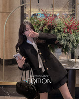 Tweed one piece jacket