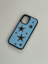 stars case (blue brown) 