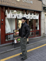 Pigment back banding work pants