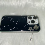 [MADE] スリーニャイトフォンケースブラック (epoxy silver bumper)
