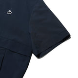 UNI MONO CHERRY HALF ZIP UP ANORAK - NAVY
