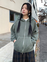 PIGMENT HOOD ZIP-UP (3C)