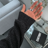Hendes Daily Ribbed Semi-Zip Up Knit