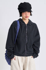 ポニーピグメントクロップフードジップアップ