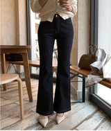 Lucain 3010 Elastic Waist Non-Fade Bootcut Denim / 1 color