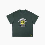 フローラルコアTシャツ | DARK GREEN