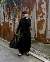 Nell Line Neck Button Knit