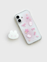 [Gel-hard] スターキャットスマホケース (Pink) (only case)