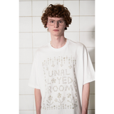 BUTTON LOGO T SHIRT / WHITE