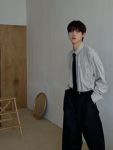 ASCLO Fade Wash Cotton Shirt (6color)
