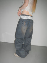 joshua tree distressed jeans 