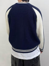 Nordi varsity knit zip-up 4C