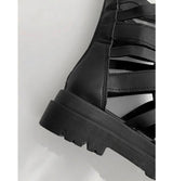 ANKLE CLASSIC SANDALS (BLACK)