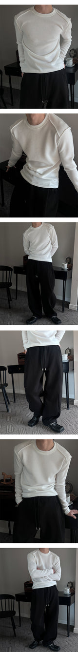 [Unisex] Dart hard cotton wide pants(2color)