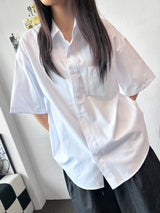 Hody Structured Oversized Boxy Shirt 4 color