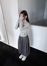 ストリングバルーンスカート