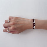 [MADE] ストーンユァレセーンブレスレット (Ivory)