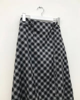Mellow Chiffon Checkered Skirt (2 Colors)