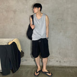 Casual sleeveless shirt (3color)