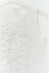 (W) Avo Frill Dot Blouse (2color)