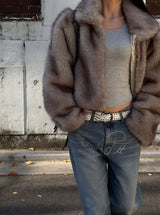 [Unisex] キュービックワイドデニムパンツ