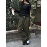 [Unisex] ツータックレオパードパンツ(3color)