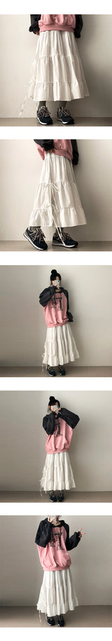 U-erse Strap Kang Long Skirt