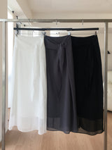 Masion tie maxi skirt