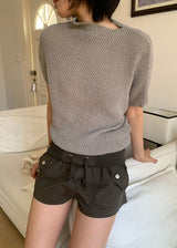 POCKET BANDING LOW SHORTS (3color)