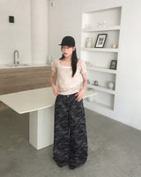 ムリック ミリタリー ワイドパンツ