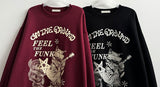 ギターキャットスウェットシャツ [Fleece]
