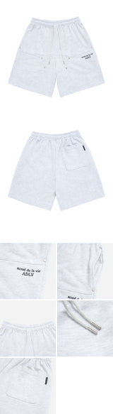 [24SS] ベーシックロゴニードルワークショートパンツ