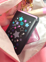 magsafe leather card wallet star