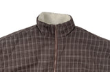 Quad Check High-Neck Avant-Fit Wool Jumper