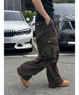 [Unisex] Dart cargo wide pants(2color)