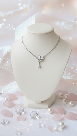 [fromis_9 Baek Jiheon Necklace] ムーンライトティアドロップカラーボーンネックレス