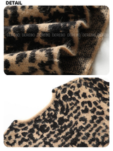 Mohair Leopard Cardigan Knitwear