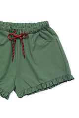 Poppie Ruffle Shorts [Green]