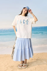 グアバパッチエンブロイダリーカップルTシャツ