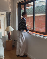 Fate Semi-Wide Cotton Pants