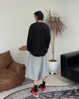 レタングラフィックニットロングスリーブ