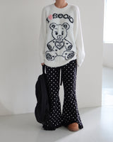 Dot Dot Dot ニットブーツカットパンツ
