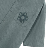 [24SS LSD COLLECTION] Cotton Seersucker Short-sleeve Shirt_Khaki