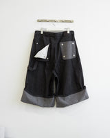 Mare Stripe Bermuda Denim Pants