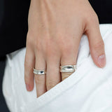 SAND DUNE RING (M) (SILVER)
