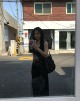 Rose long skirt