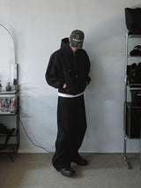 ASCLO Rough Balloon Curved Pants (3color)