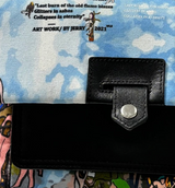World Printed Fabric x Leather Crossbody Bag