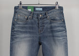 BLUE WASHING BOOTS CUT DENIM